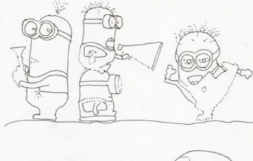 Minions coloring pages