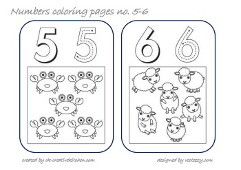 numbers coloring pages