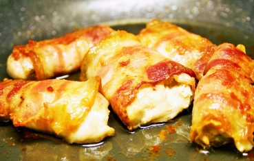 Bacon wrapped chicken breast