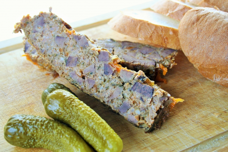 Pork liver terrine